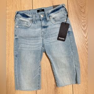 True Religion Women's Riley Knee Length Bermuda Shorts Size 25‎ | 10" Inseam NWT